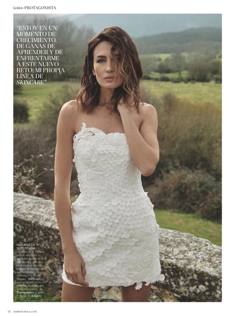 Nieves Álvarez en Hola, foto 4